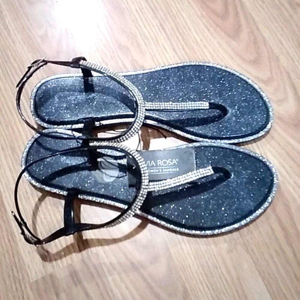 NWT VIA ROSA WOMANS SANDALS - Picture 4 of 5